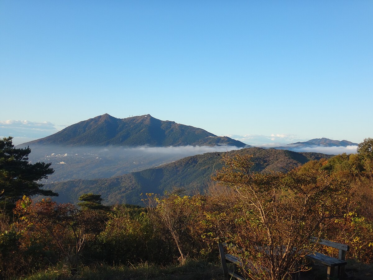 File 山頂から筑波山 左 と加波山 右奥 を望む Jpg Wikimedia Commons