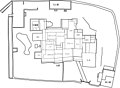 松城邸の平面図