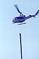 Pole transport by helicopter