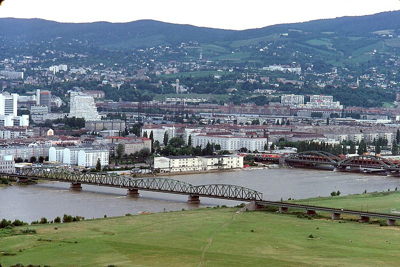 File:042L10060778 Blick vom Donauturm, Nordbahnbrücke, Floridsdorferbrücke.jpg