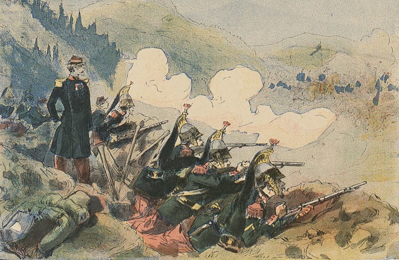 File:12e dragons a la bataille de Forbach 1870.jpg