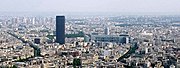 Vị trí của Tour Montparnasse ở Paris