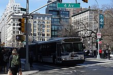 A street sign hanging from a stoplight, in this case for Fourth Avenue by Union Square. 14th St Union Sq E td (2018-03-22) 09.jpg