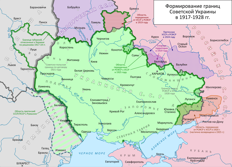 File:1917-1928 Soviet Ukraine borders formation.svg