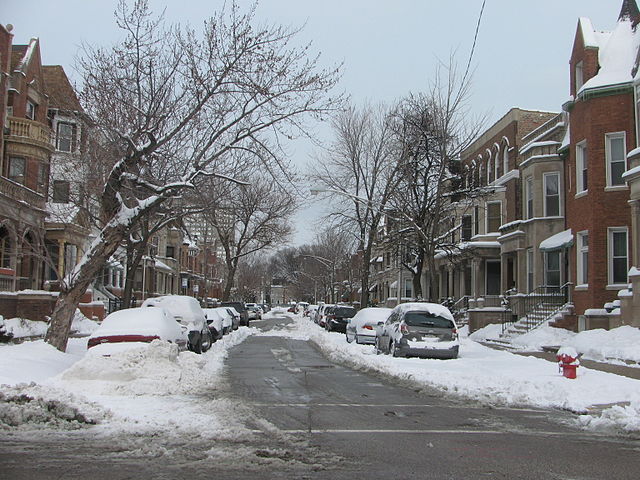 Washington Park Court from the south (November 1, 2009)