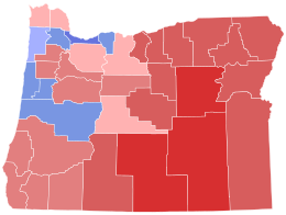 Oregon Governor Election Results by County, 2014.svg