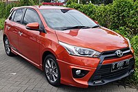 2014 Toyota Yaris (XP150) 1.5 TRD Sportivo (front), Purwokerto