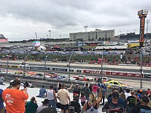 The Bar Harbor 200 at Dover International Speedway in October 2018 Bar Harbor 200 from frontstretch.jpeg