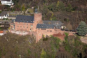 Hengebach Castle seen from the south