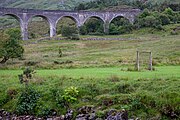 Glenfinnan Viaduct in Scotland.