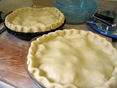 Finished pies