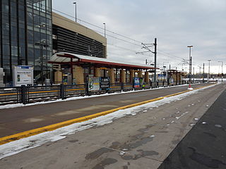 <span class="mw-page-title-main">30th Avenue station (Metro Transit)</span> Light rail station in Bloomington, Minnesota