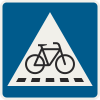 326-20 Priechod pre cyklistov (umiestnenie vľavo).svg