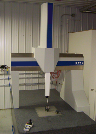 <span class="mw-page-title-main">Coordinate-measuring machine</span> Device for measuring the geometry of objects