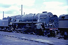 92220 Evening Star at Oxford MPD in 1964 92220 Evening Star Oxford MPD '64 (19369723824).jpg