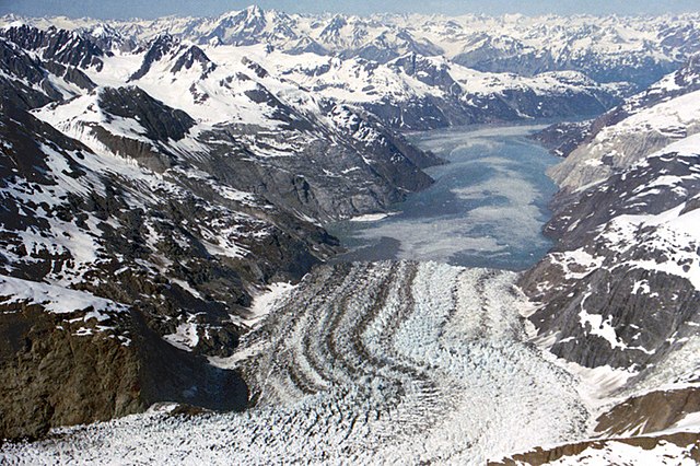 Der Gletscher im Jahr 2002