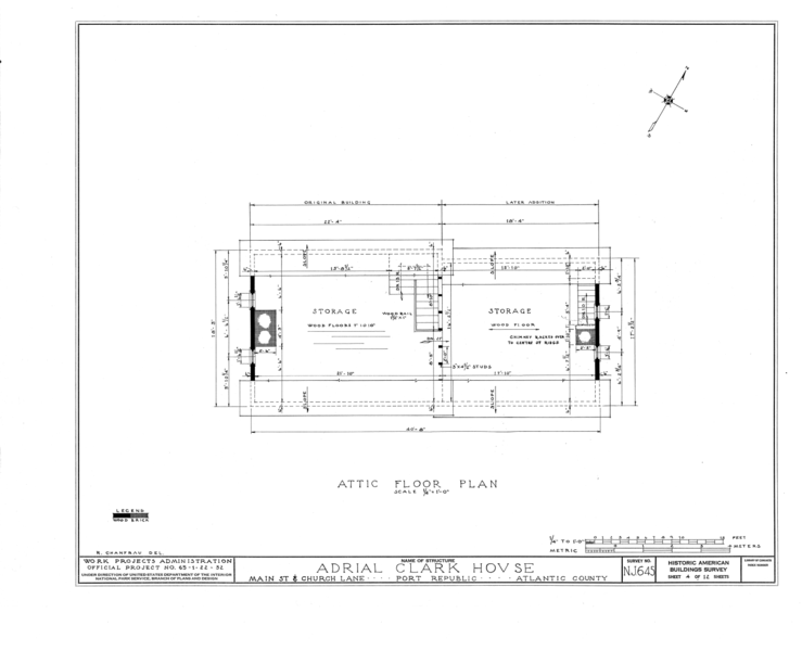 File:Adrial Clark House, Church Lane and Main Streets, Port Republic, Atlantic County, NJ HABS NJ,1-POREP,1- (sheet 4 of 12).png