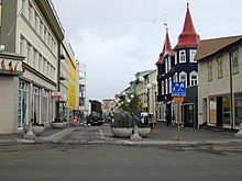 Innenstadt von Akureyri