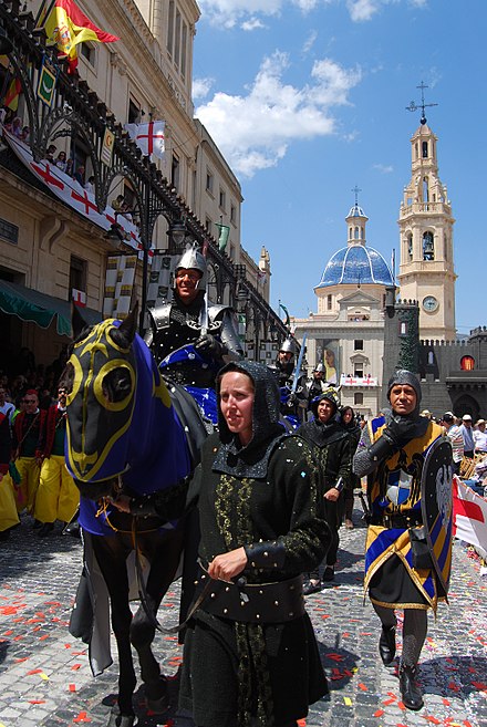 Moros i Cristians in Plaça d'Espanya