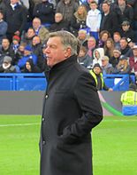 Sam Allardyce, pictured here in 2014, managed the club from 2007 to 2008. AllardyceStamfordBridge.jpg