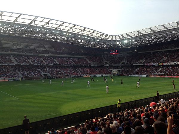 Nice moved to the Allianz Riviera in September 2013