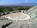 Ancient Theatre, built by Philip II in the 4th century BC and later reconstructed by the Romans, Philippi (7272297822).jpg