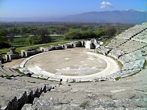 Greek theatre, photo taken from the stands