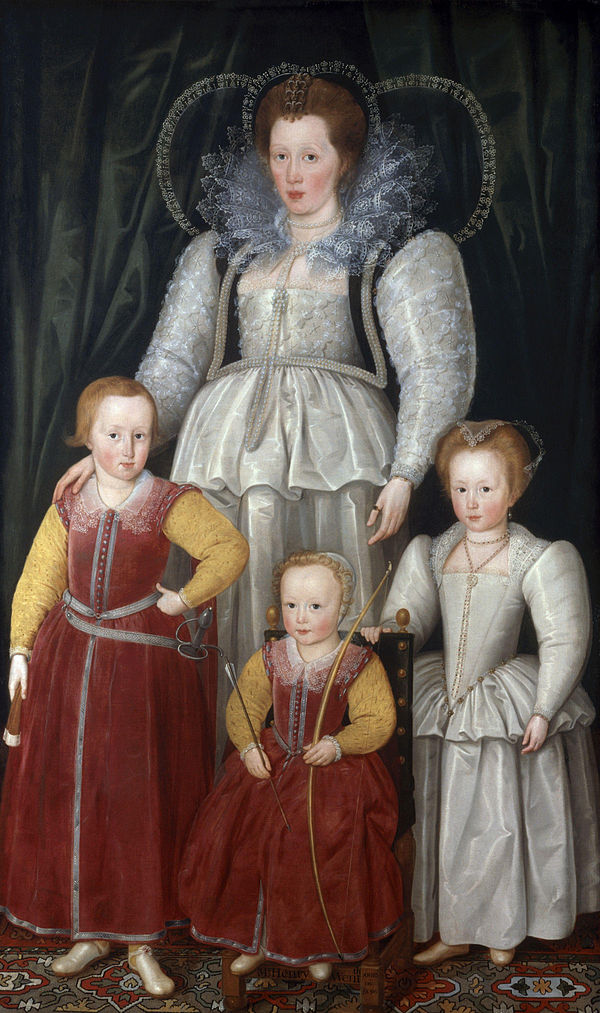 Wentworth as a child (left), with his mother Anne and siblings Henry (centre) and Jane (right)