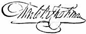 signature de Charlotte Cushman
