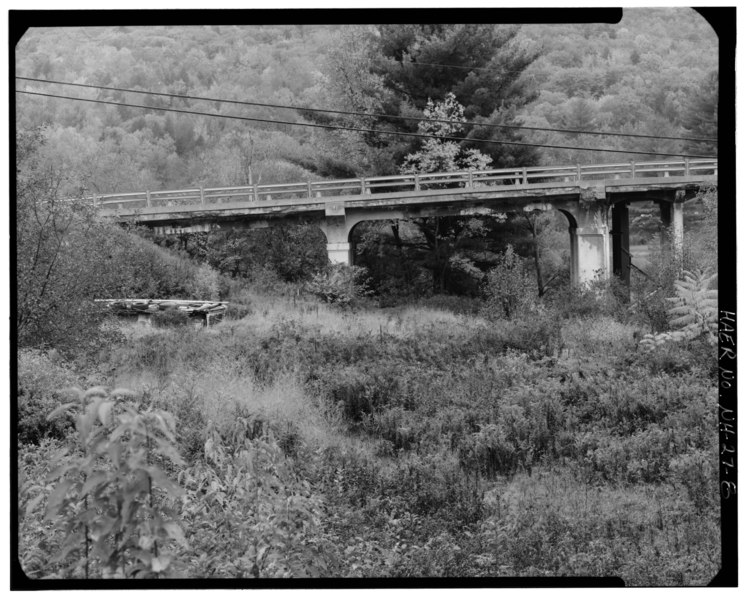 File:Approach span on east side looking southwest - Kelleyville Bridge, Spanning Sugar River at State Route11-103, Newport, Sullivan County, NH HAER NH,10-NEWP.V,1-8.tif