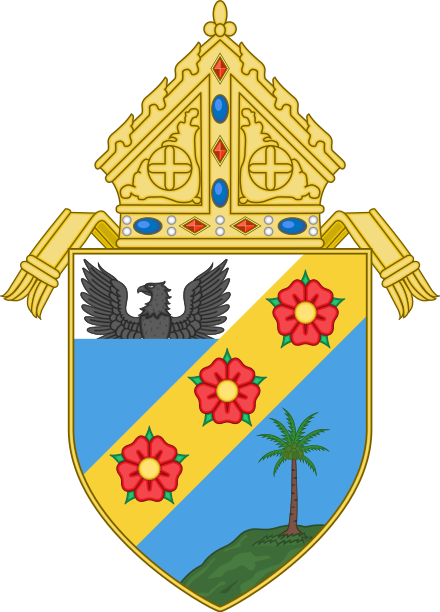 The Coat of arms of the Archdiocese of Jaro, during the 1950s