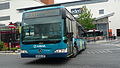 English: Arriva The Shires 3922 (BK58 URP), a Mercedes-Benz Citaro, leaving High Wycombe bus station into Bridge Street, High Wycombe, Buckinghamshire, on route 300. Aylesbury depot operates route 300 into High Wycombe with a batch of these Citaros.