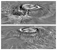 Arsia Mons, bilde fra NASA