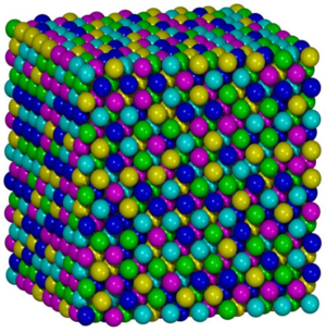 Atomic structure model of fcc CoCrFeMnNi.png