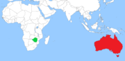 Thumbnail for File:Australia Zimbabwe-Rhodesia locator map.png