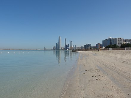 Swim in surprisingly clear water at the Corniche