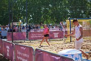 Deutsch: Beachhandball bei den Olympischen Jugendspielen 2018 in Buenos Aires; Tag 7, 13. Oktober 2018; Jungen, Halbfinale – Spanien-Kroatien 2:1 English: Beach handball at the 2018 Summer Youth Olympics in Buenos Aires at 13 October 2018 – Boys Semifinal – Spain-Croatia 2:1 Español: Handball de playa en los Juegos Olimpicos de la Juventud Buenos Aires 2018 en 13 de octubre de 2018 – Semifinales de chicos - España-Croacia 2:1