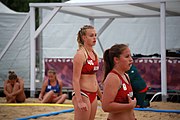 Deutsch: Beachhandball bei den Olympischen Jugendspielen 2018; Tag 5, 10. November 2018; Mädchen, Hauptrunde - Ungarn-Paraguay 2:0 English: Beach handball at the 2018 Summer Youth Olympics at 11 October 2018 – Girls Main Round – Hungary-Paraguay 2:0