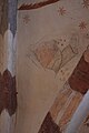English: Fresco in Bellinge church, Fyn, Denmark. The frescos are signed by Ebbe Olsen and Simon Petersen and are dated 1496. They were covered in white in 1536 and uncovered in 1886. The motives are based on biblia pauperum