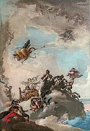 Le triomphe d'Hercule par Giandomenico Tiepolo