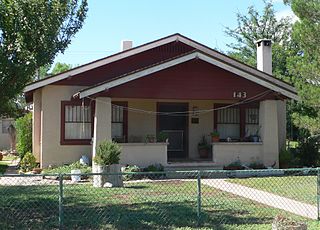 <span class="mw-page-title-main">Apache Powder Historic Residential District</span> Historic area in Benson, Arizona
