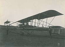 MF.7 Longhorn at Preveza in 1913 Biplane Maurice Farman 7 Longhorn Preveza 1913.jpg