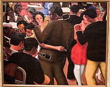 Archibald Motley painting Blues (1929) Blues - Archibald Motley Jr (25844028778).jpg