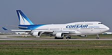 1er 747-400 de Corsair racheté à United Airlines F-GTUI