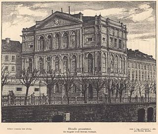 <span class="mw-page-title-main">Provisional Theatre (Prague)</span> Theatre in 19th-century Prague