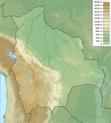 Kartposition Bolivia