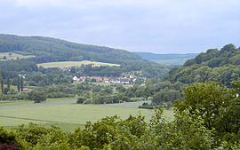 Blick in Richtung Bonaforth von Hann. Münden aus nach Westen