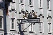 Deutsch: Braugasthaus und Hotel in Ried im Innkreis, Ursprung der Rieder Brauerei und heute Gasthasu und Hotel in der Innenstadt