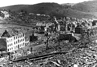 Prüm, destruction after an explosion