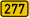 Bundesstraße 277 number.svg